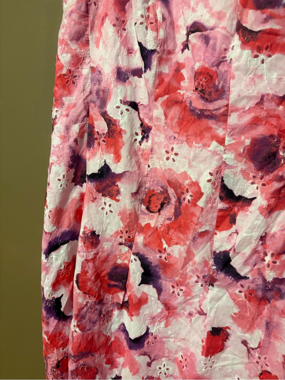 Pappagallo Pink Floral Sleeveless Scoop Neck - Picture 3 of 5